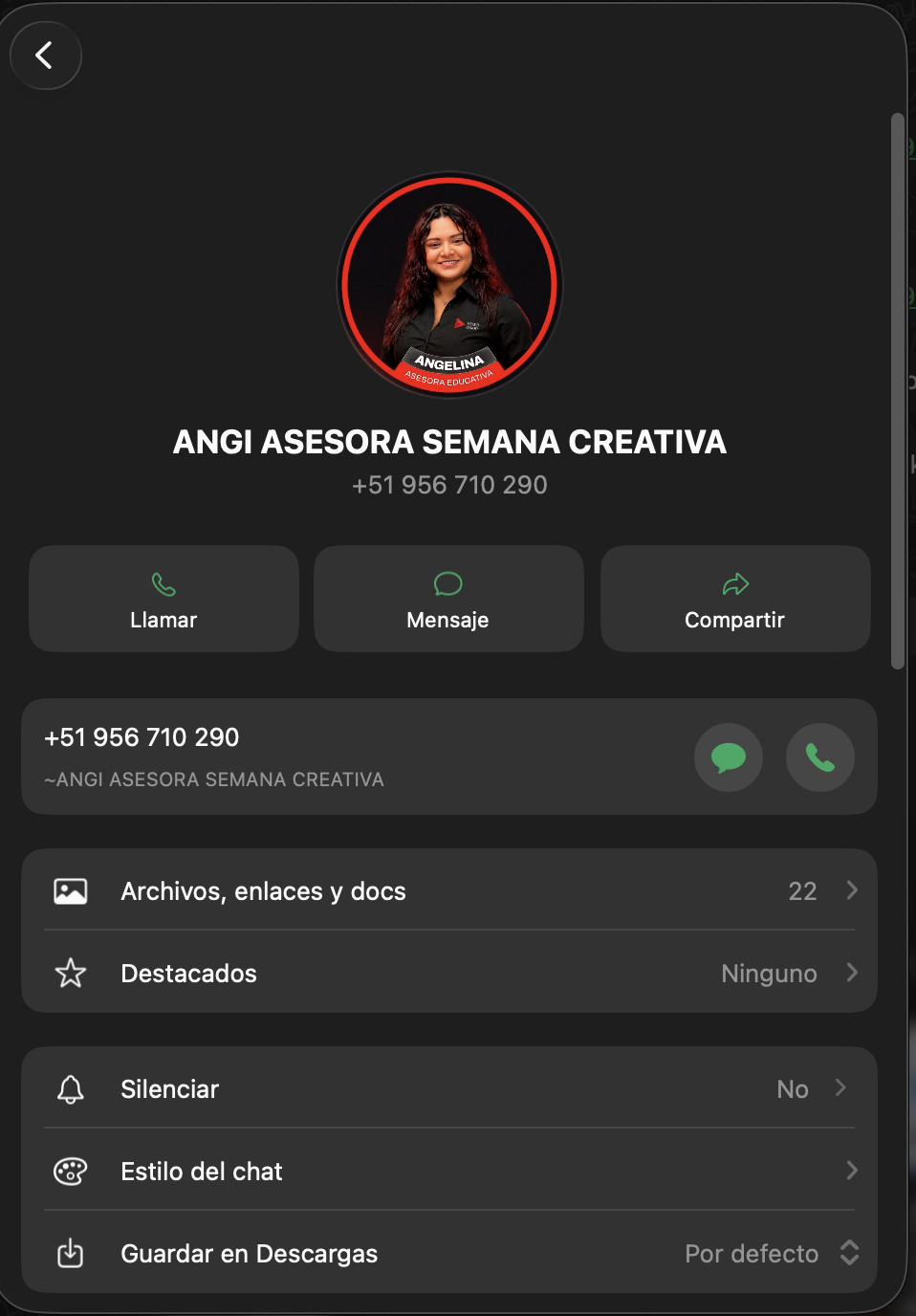 Angelina, asesora de Semana Creativa en VideoSmart