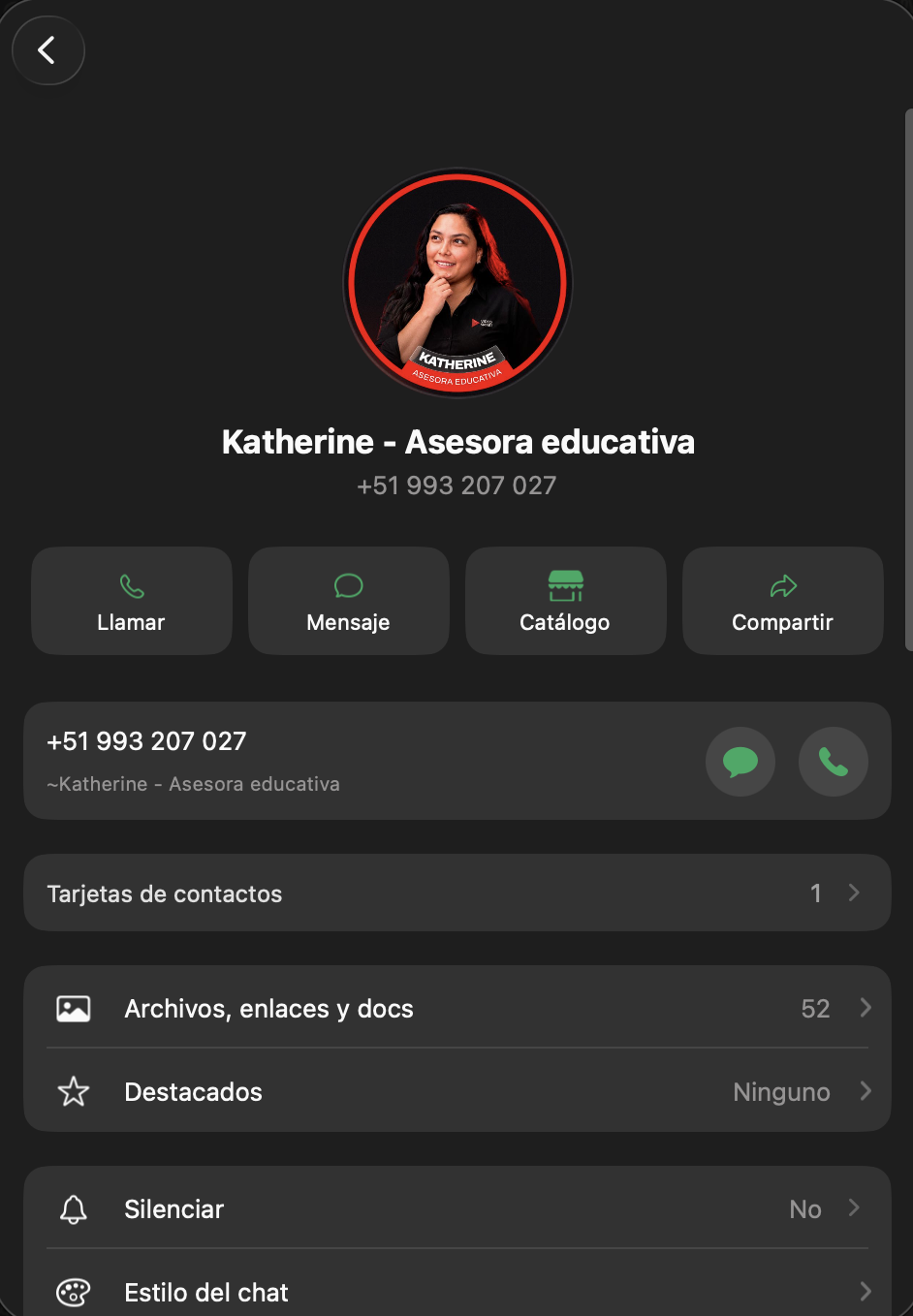 Katherine, asesora educativa de VideoSmart